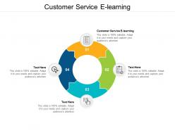 Customer service e learning ppt powerpoint presentation infographic template graphics cpb