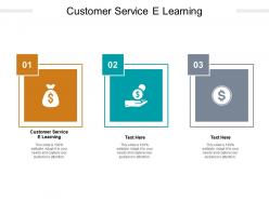 Customer service e learning ppt powerpoint presentation summary rules cpb