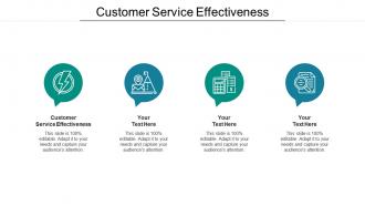Customer service effectiveness ppt powerpoint presentation icon graphics template cpb