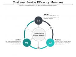 Customer service efficiency measures ppt powerpoint presentation inspiration deck cpb