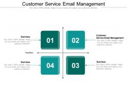 Customer service email management ppt powerpoint presentation layouts template cpb