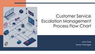 Customer Service Escalation Management Process Flow Chart PPT Example AT