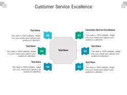 Customer service excellence ppt powerpoint presentation summary slide cpb