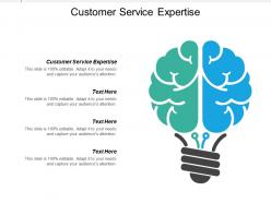 Customer service expertise ppt powerpoint presentation icon example cpb