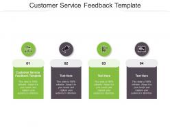Customer service feedback template ppt powerpoint presentation gallery design ideas cpb