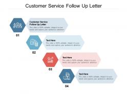 Customer service follow up letter ppt powerpoint presentation visual backgrounds cpb