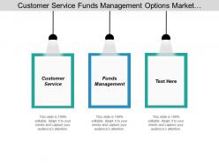 Customer service funds management options market performance review cpb