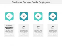 Customer service goals employees ppt powerpoint presentation outline icon cpb