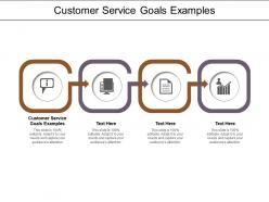 Customer service goals examples ppt powerpoint presentation slides deck cpb