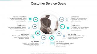Customer Service Goals In Powerpoint And Google Slides Cpb
