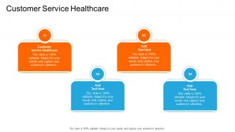 Customer Service Healthcare In Powerpoint And Google Slides Cpb