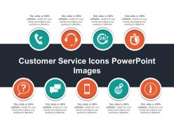 Customer service icons powerpoint images