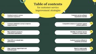 Customer Service Improvement Strategies Powerpoint Ppt Template Bundles DK MM Captivating Designed