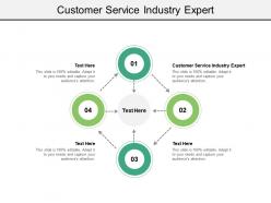 Customer service industry expert ppt powerpoint presentation styles mockup cpb