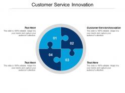 Customer service innovation ppt powerpoint presentation gallery backgrounds cpb