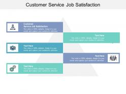 Customer service job satisfaction ppt powerpoint presentation file slide download cpb