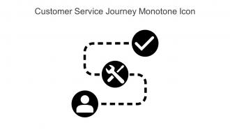 Customer Service Journey Monotone Icon In Powerpoint Pptx Png And Editable Eps Format