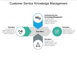 Customer service knowledge management ppt powerpoint presentation icon graphics cpb