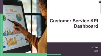 Customer Service KPI Dashboard PPT Sample AT