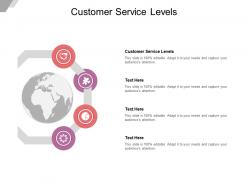 Customer service levels ppt powerpoint presentation icon graphics cpb