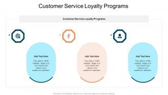 Customer Service Loyalty Programs In Powerpoint And Google Slides Cpb
