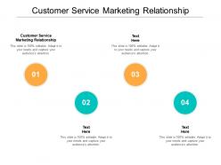 Customer service marketing relationship ppt powerpoint presentation show information cpb