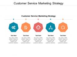 Customer service marketing strategy ppt powerpoint presentation pictures graphics template cpb