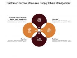 Customer service measures supply chain management ppt powerpoint presentation infographics display cpb