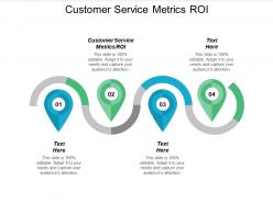 Customer service metrics roi ppt powerpoint presentation styles portfolio cpb