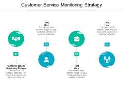 Customer service monitoring strategy ppt powerpoint presentation visuals cpb