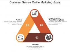 Customer service online marketing goals ppt powerpoint presentation infographic template images cpb