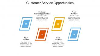 Customer service opportunities ppt powerpoint presentation ideas template cpb