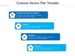Customer service plan template ppt powerpoint presentation pictures demonstration cpb