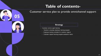 Customer Service Plan To Provide Omnichannel Support Strategy CD V Ideas Image
