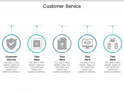 Customer service ppt powerpoint presentation icon templates cpb
