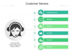 Customer service ppt powerpoint presentation infographics example file cpb