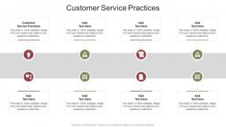 Customer Service Practices In Powerpoint And Google Slides Cpb