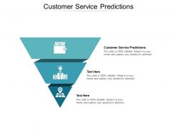 Customer service predictions ppt powerpoint presentation show professional cpb
