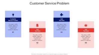 Customer Service Problem In Powerpoint And Google Slides Cpb