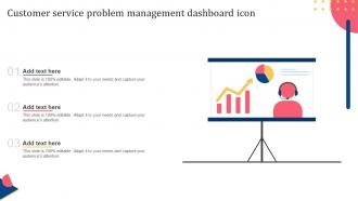 Customer Service Problem Management Dashboard Icon