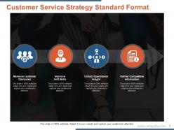 Customer service process flow powerpoint presentation slides