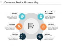 Customer service process map ppt powerpoint presentation slides templates cpb