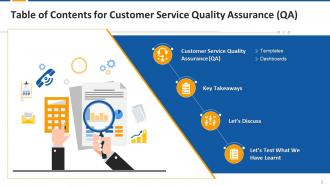 Customer Service Quality Assurance Edu Ppt