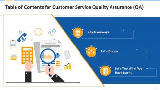 Customer Service Quality Assurance Edu Ppt