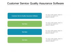 Customer service quality assurance software ppt powerpoint presentation outline templates cpb