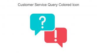 Customer Service Query Colored Icon In Powerpoint Pptx Png And Editable Eps Format