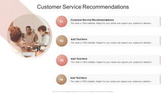 Customer Service Recommendations In Powerpoint And Google Slides Cpb