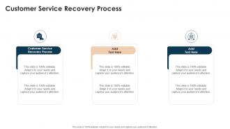 Customer Service Recovery Process In Powerpoint And Google Slides Cpb