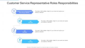 Customer Service Representative Roles Responsibilities In Powerpoint And Google Slides Cpb