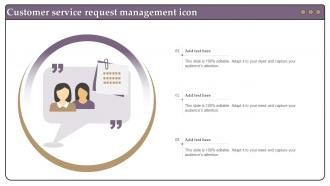 Customer Service Request Management Icon